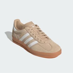 Adidas Gazelle Indoor Shoes Magic Beige Women's Size 6.5 - Perfect Condition